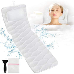 Breathable With Suction Cups for Neck and Back Support Bathtub Head Rest  Pillow Spa Bath Pillow Non-Slip 3D Mesh